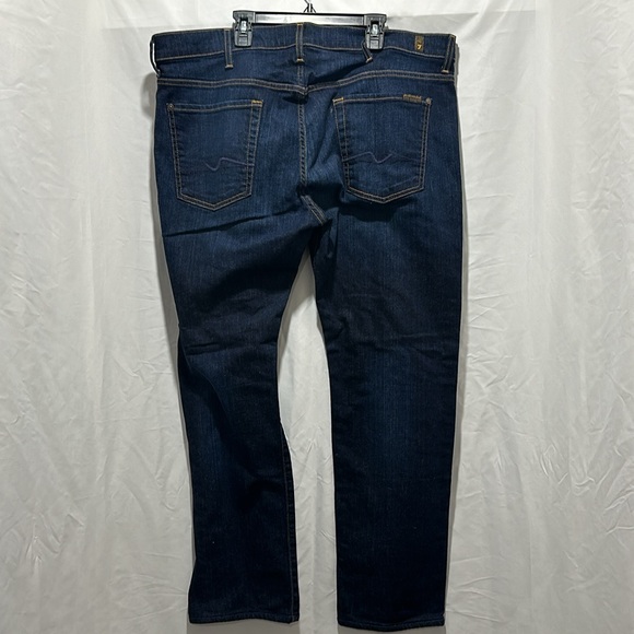 7 For All Mankind Rhigby Straight Leg Jeans SZ 40 - Picture 2 of 6